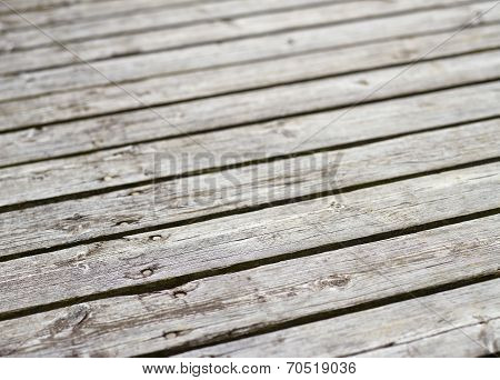 Surface Of Plank Pier