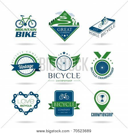 Bicycle icon set - 2