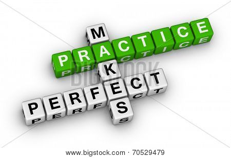 practice makes perfect crossword puzzle