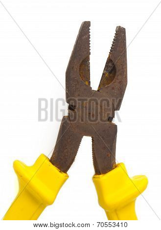 really old rusty pliers