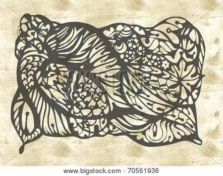 ink drawing