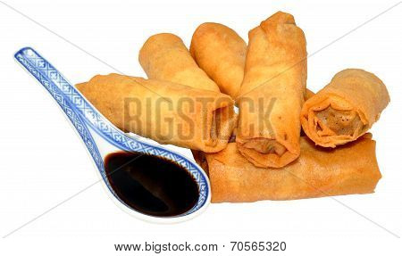 Chinese Duck Spring Rolls