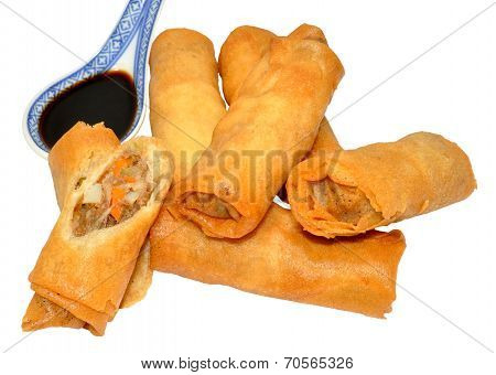 Chinese Duck Spring Rolls