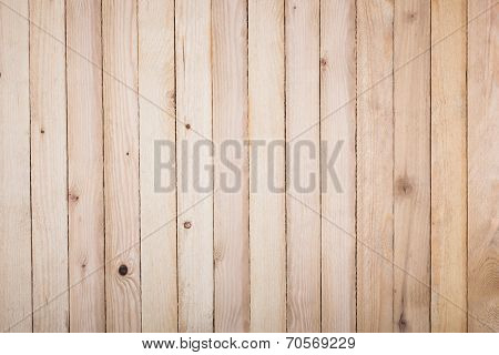 Wooden fence.