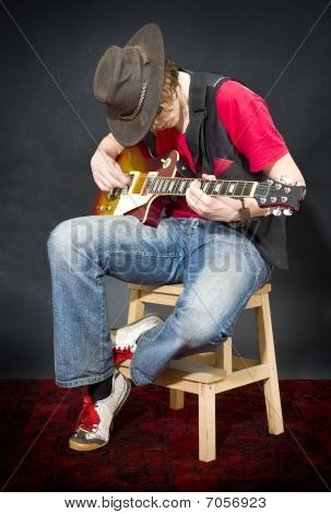 Joueur de guitare de séance