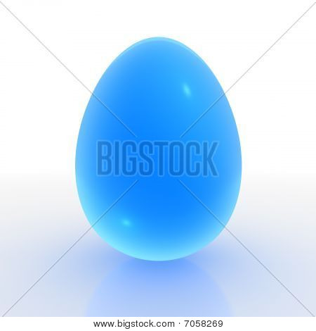 A Blue Translucent Egg