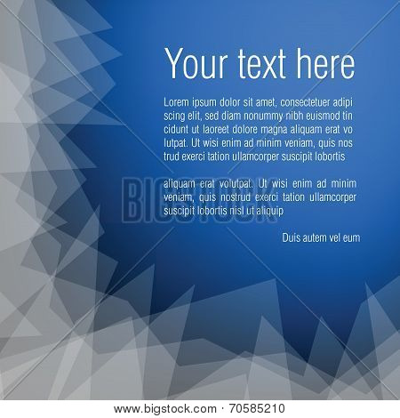 Abstract blue background