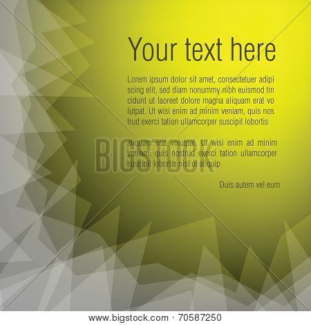 Abstract yellow background