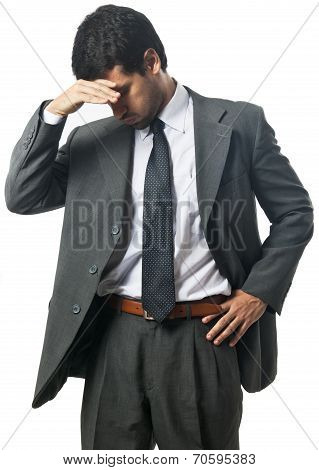 Frustrated business man