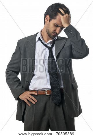 Frustrated business man