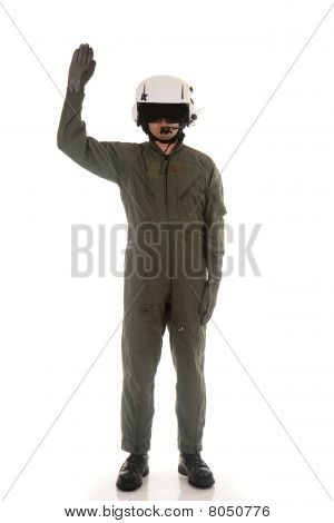 vojenský pilot zařazovacího letouny