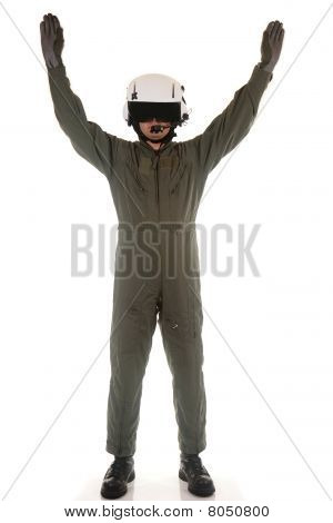 vojenský pilot zařazovacího letouny