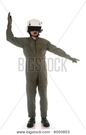 vojenský pilot zařazovacího letouny