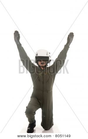 vojenský pilot zařazovacího letouny