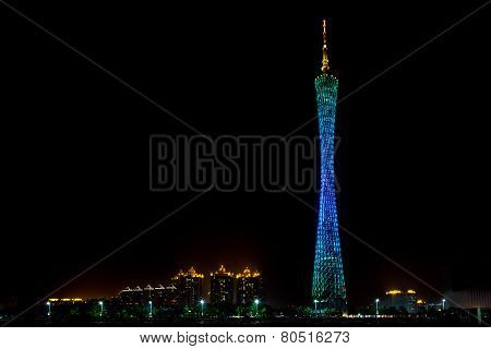 Tv Tower At Night