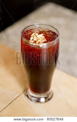 Arabian juice of jallab served in holy month ramadan