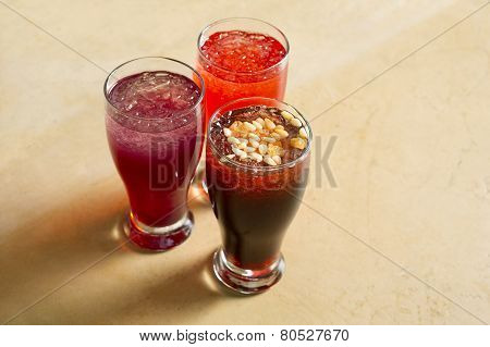 Arabian juice of jallab served in holy month ramadan