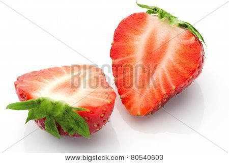 Cut Strawberries