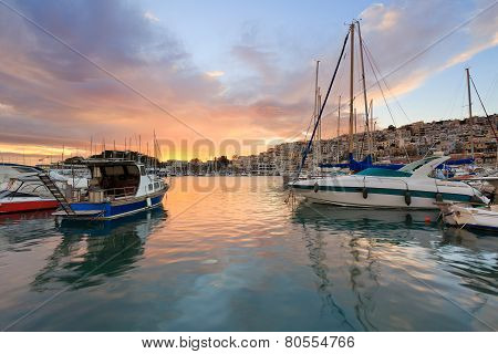 Mikrolimano marina in Athens.