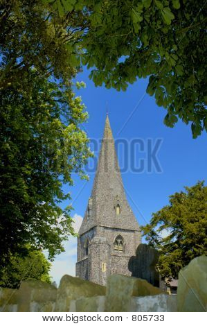 Clocher de l'église de LLANDDAROG
