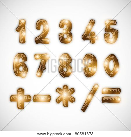 Mathematics numbers, figures, signs and symbols.