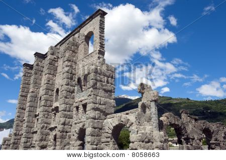 Římské divadlo, Aosta v provincii Valle D'aosta