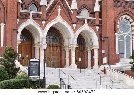 Church's Front Steps