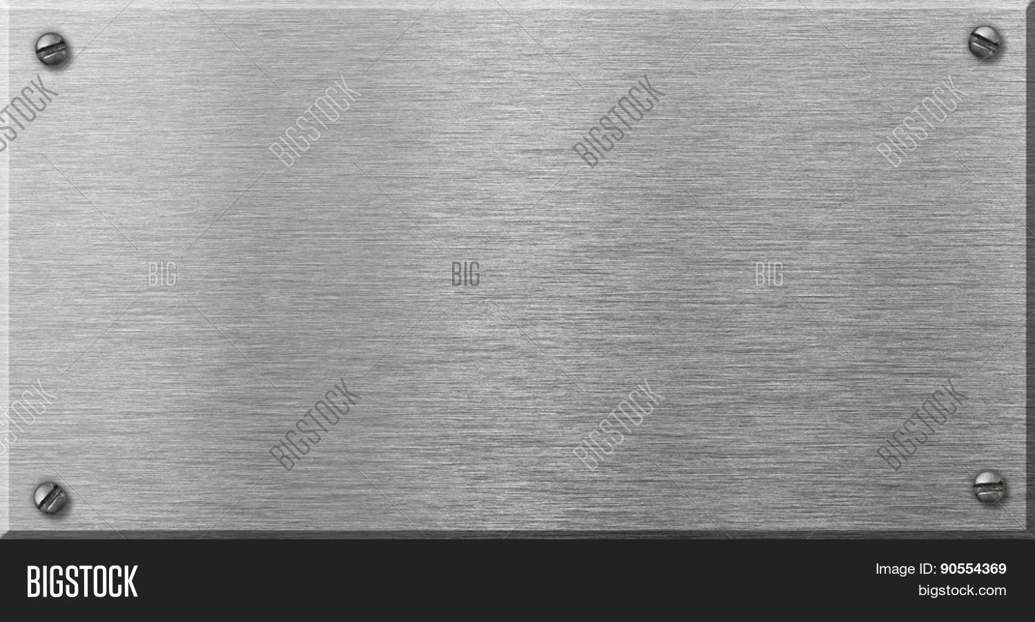 Steel Metal Plaque Image & Photo (Free Trial) Bigstock