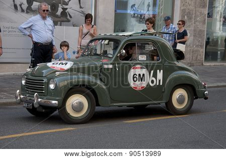 famous race retro cars Mille Miglia