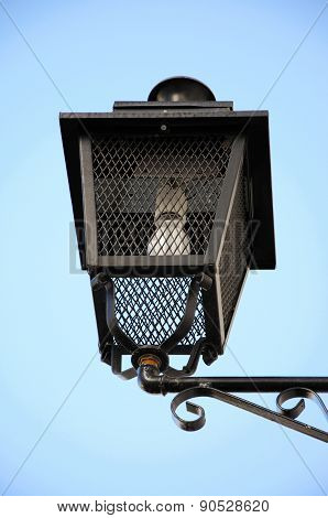 Spanish wrought iron lantern.