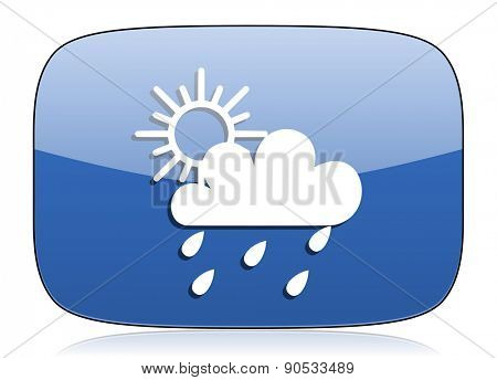 rain icon waether forecast sign