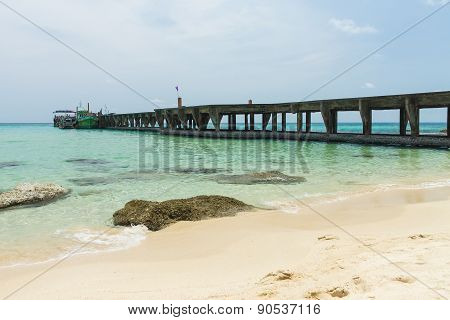 Berths Taphao beach on Koh Kood(Kood island) ,Trat Thailand