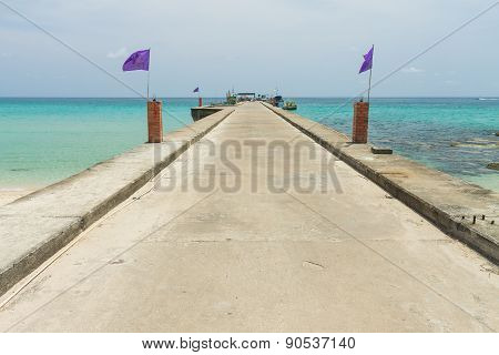 Berths Taphao beach on Koh Kood(Kood island) ,Trat Thailand