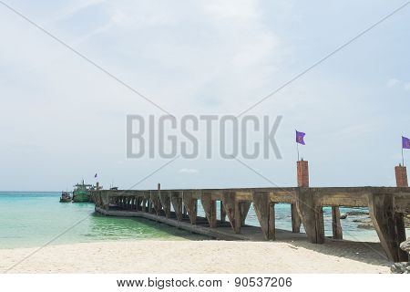 Berths Taphao beach on Koh Kood(Kood island) ,Trat Thailand