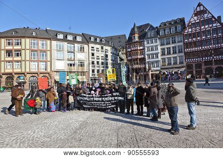 Bengali People Protest Against War Crime In Bangladesh