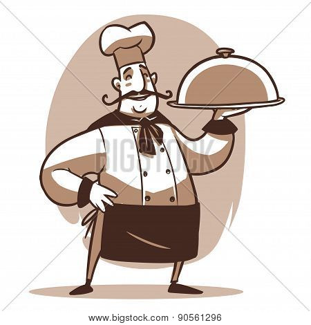 cartoon cook character