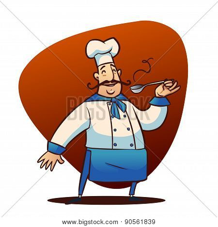 cartoon cook character