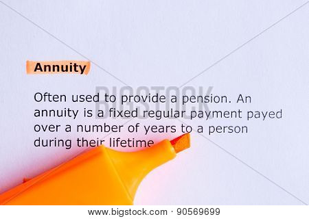 Annuity