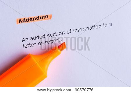 Addendum