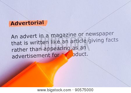 Advertorial