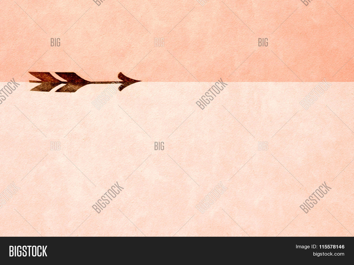 Vintage Arrow Printed Image & Photo (Free Trial) | Bigstock