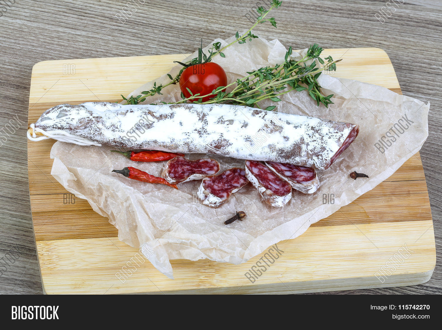 Spanish Sausages Fuet Image & Photo (Free Trial) Bigstock