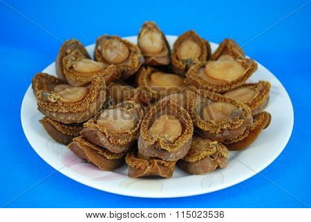 Dry Abalones. Chinese Cuisine Abalone