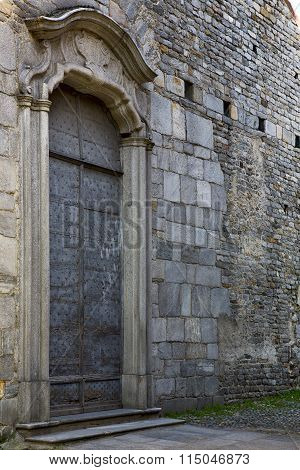 Italy  Lombardy     The Arsago Seprio     Brick Tower  Wall Grass
