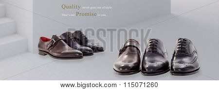 Group of men shoes