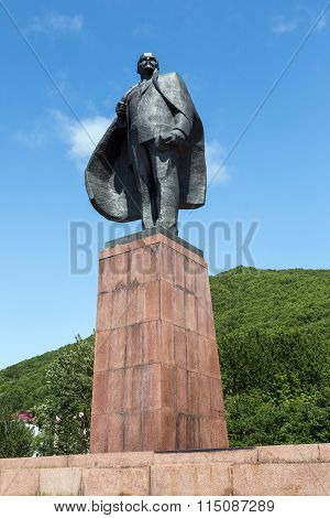 Statue monument to Vladimir Ilyich Ulyanov (Lenin) - Russian and Soviet politician and statesman
