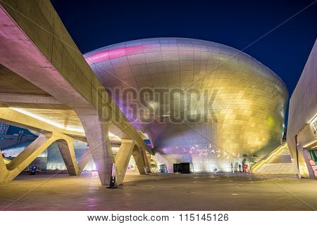 Dongdaemun Design Plaza In Seoul, South Korea