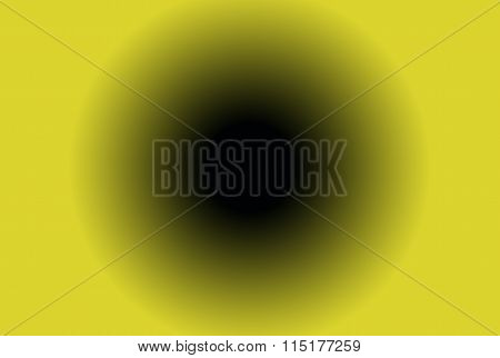 blackhole in yellow background