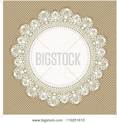 Vintage Lace Frame