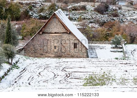 Ancient Orthodox Christian Church Of Panagia Podithou  Cyprus